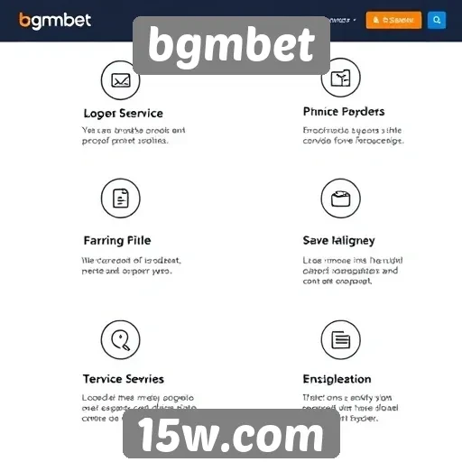 Características da interface de usuário do bgmbet